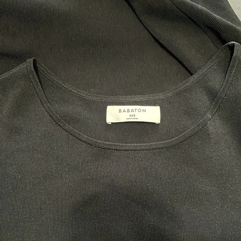 NWOT Aritzia Babaton Body-con Elegant Black Sleeveless Dress Size XXS - Picture 10 of 13